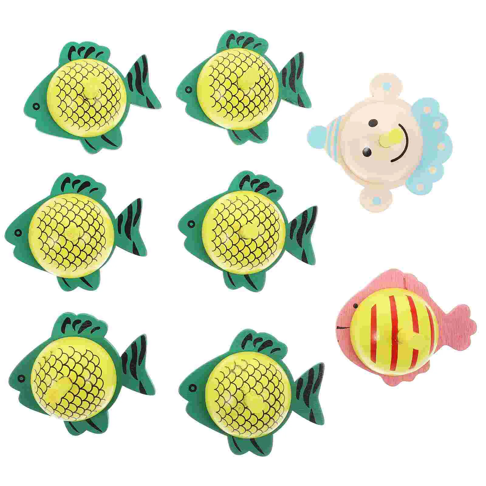 

8pcs Educational Tops Wooden Toys Wooden Toys for Baby Kids