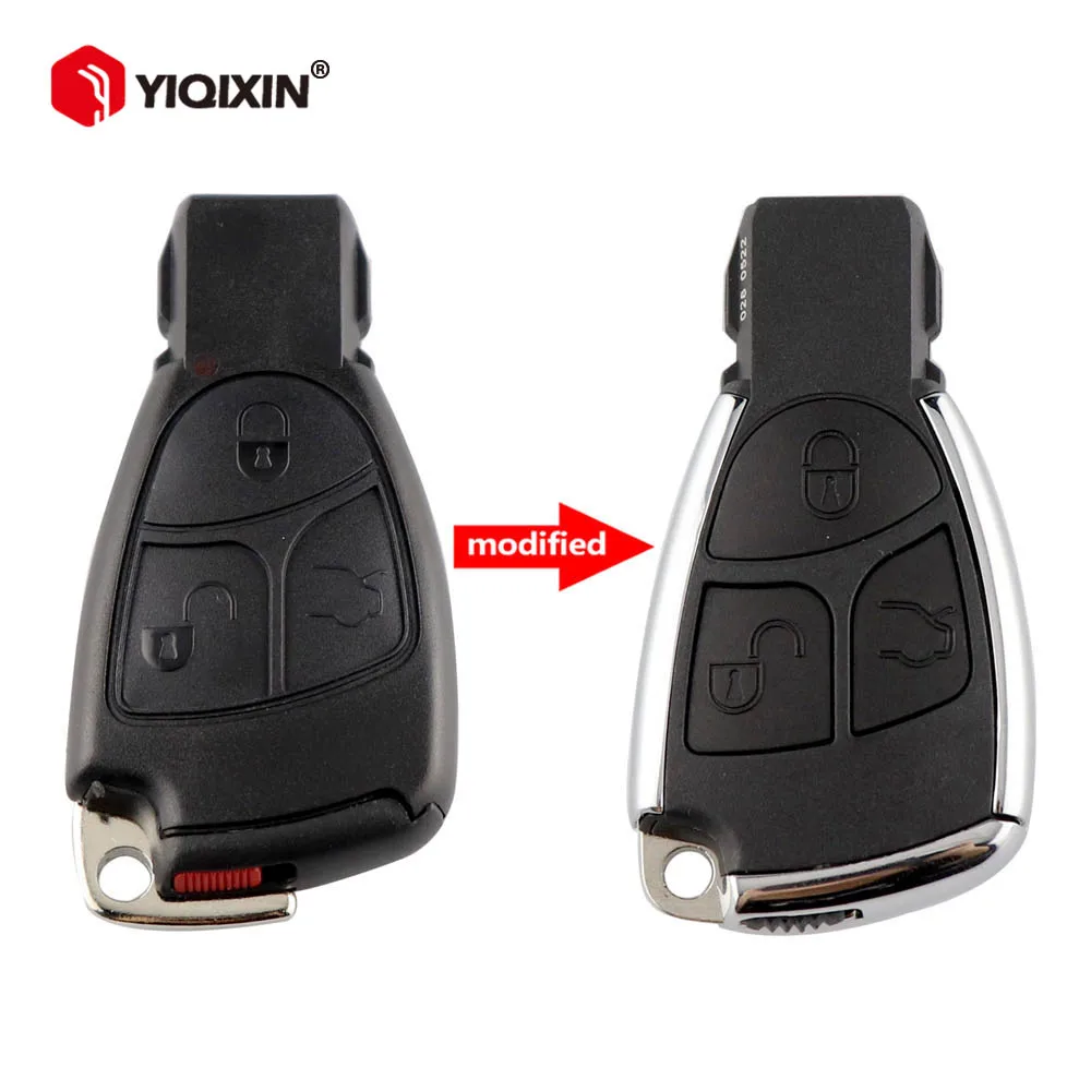 Модифицированный чехол для автомобильного ключа с дистанционным управлением для Mercedes Benz B CLS C E S ML CLA CLK CL + W203 W204 W205 W210 W211 W212 W221 чехол для ключа без логотипа Модифицированный чехол для автомобильного ключа с дистанционным управлением для Mercedes Benz B CLS C E S ML CLA CLK CL + W203 W204 W205 W210 W211 W212 W221 чехол для ключа без логотипа