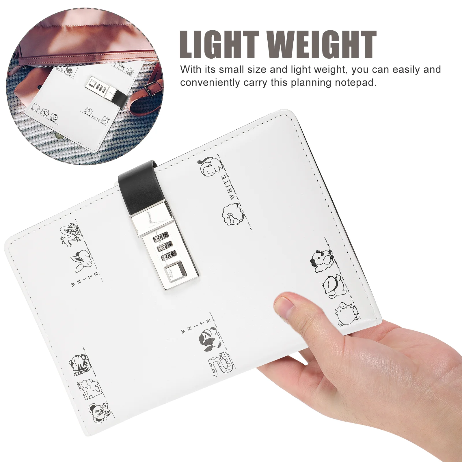 Блокноты с паролем и замком Дневник для девочек Журнал из искусственной кожи