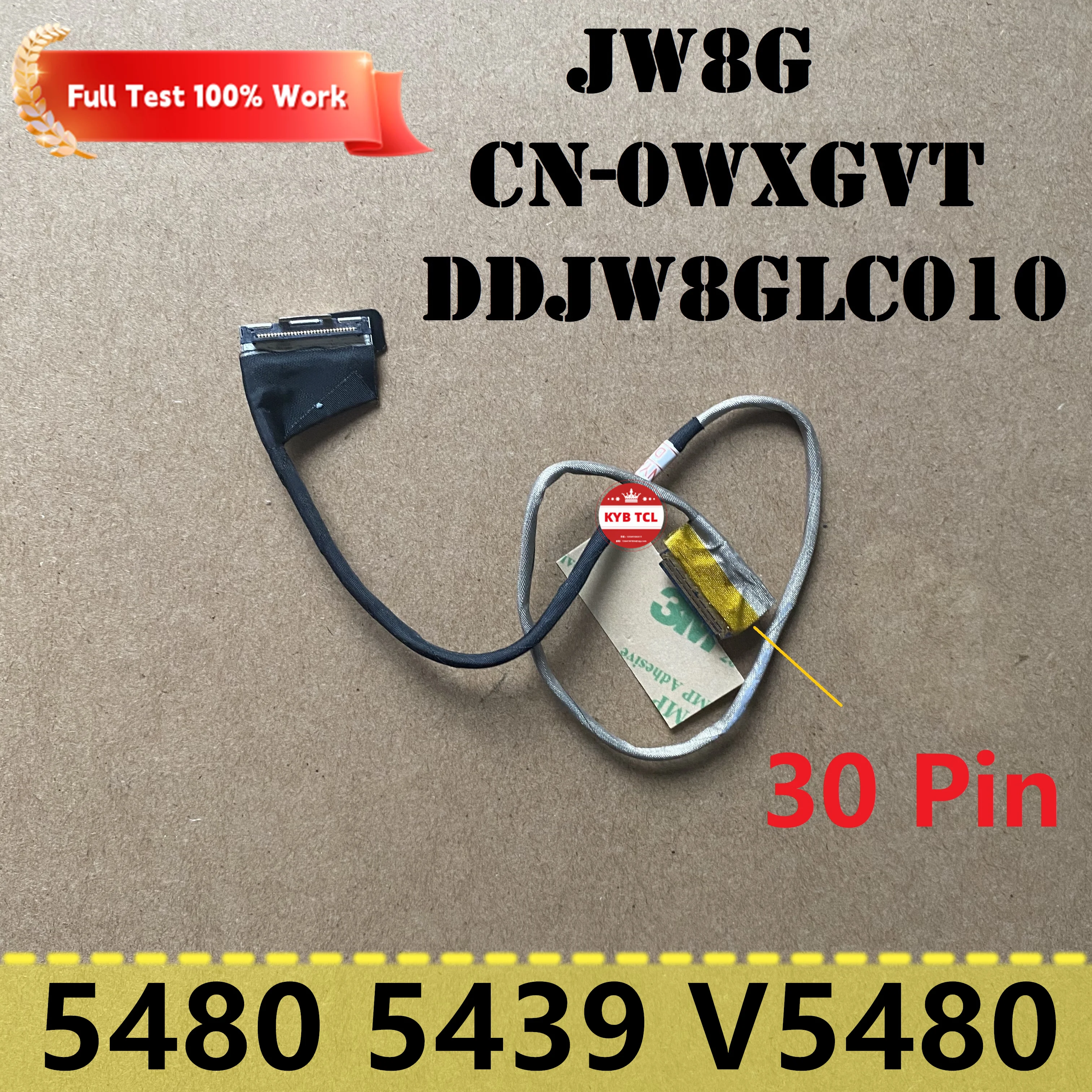 Ноутбук Dell Vostro 5480 5439 V5480 LCD LVDS видеокабель DDJW8GLC010 DDJW8GLC000 JW8G CN-0WXGVT 0WXGVT 30PIN