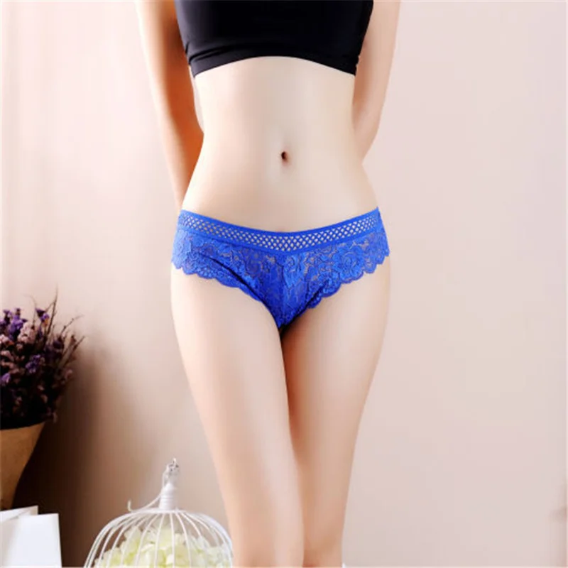 

sexy lingerie ropa mujer underwear women lenceria panties tanga thong Lace Transparent Hollow out Jacquard Low waist Comfortable