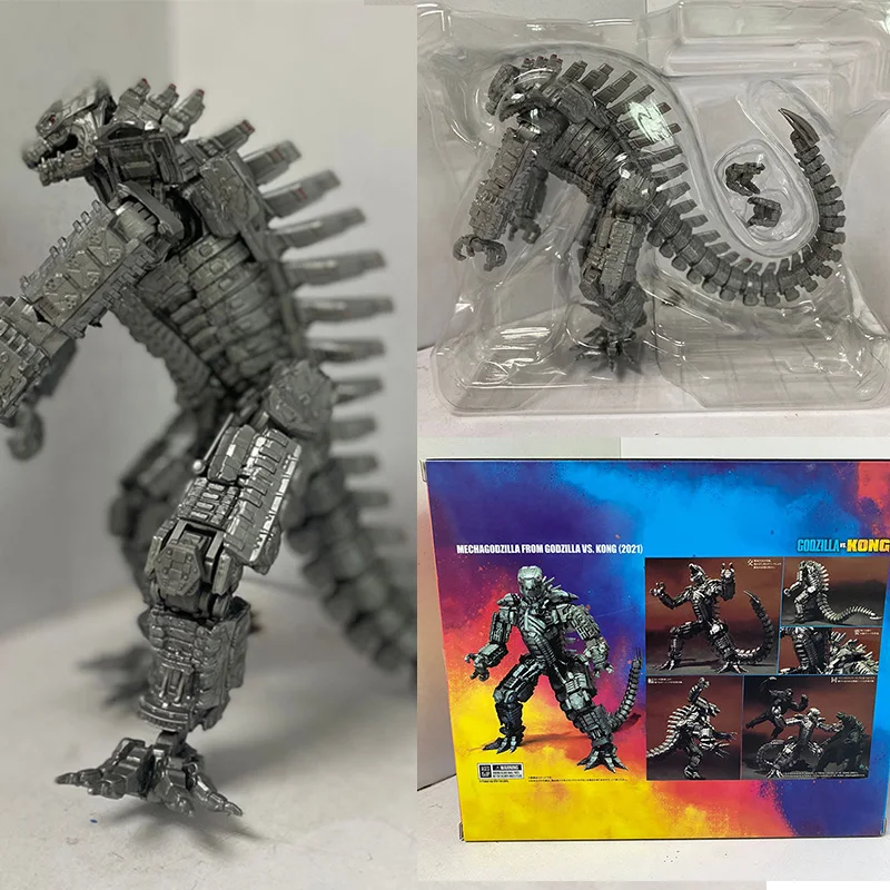 

Moive Godzilla Vs Kong Mechagodzilla S.h.monsterarts Monsters Gojira PVC Action Figure Collectible Model Dolls Toys 18cm