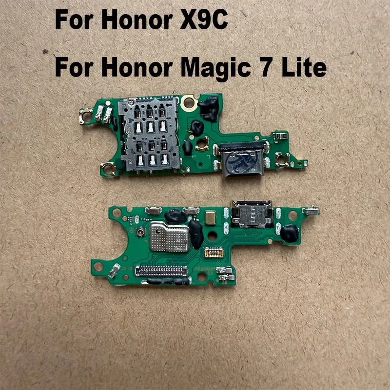 Фото Для Huawei Honor X9C / Magic7 Lite 5G: Плата USB-порта зарядки, разъем микрофона, гибкий кабель с IC-чипом, запчасти для ремонта №2