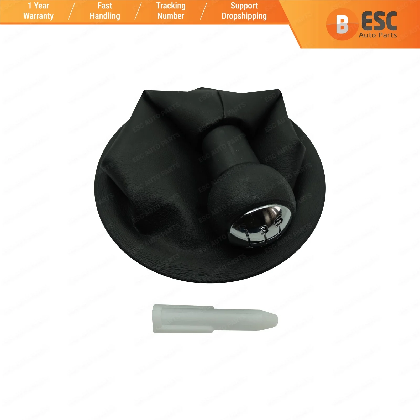 

ESC Auto Parts ESP812 Gear Shift Knob Black Boot Gaiter Set 7591.T1 For Peugeot Partner Tepee Berlingo Ship From Turkey