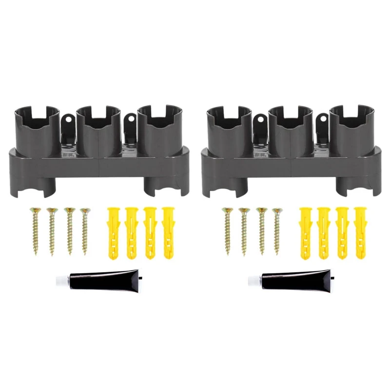 

2X Wall Bracket Accessories Storage Rack For Dyson V7 V8 V10 V11 Vacuum Cleaners