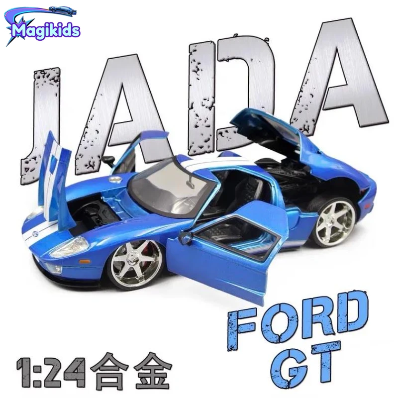 

Jada 1:24 Fast and Furious Cars FORD GT Collector's Edition Simulation Metal Diecast Model Cars Kids Toys Gifts