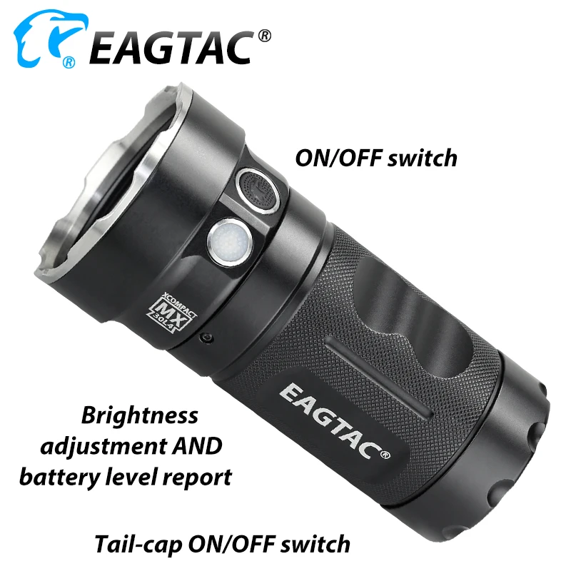 EAGTAC MX30L4XC Очень компактный светодиодный фонарик 5136 люмен без батареи 4*18650 High CRI Nichia219B CRI92 Фонарь для фотосъемки (art.: 3920d097daf87) - 3920d097daf87