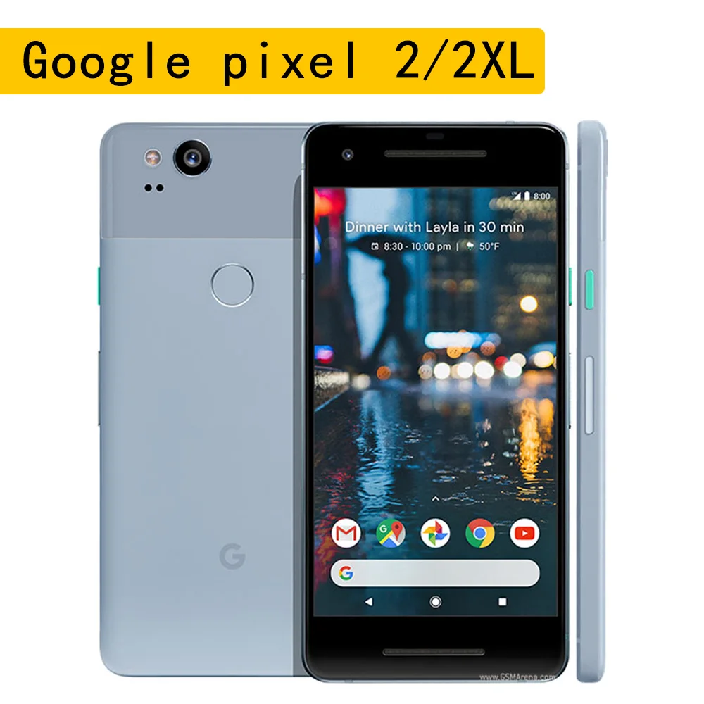 Смартфон Google Pixel 2 2XL, Snapdragon 835 восемь ядер, 4 Гб 64 ГБ, сканер отпечатка пальца, 4G LTE