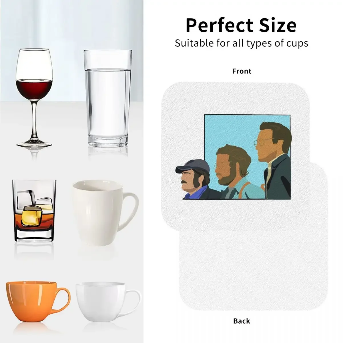 Подставки Jaws Silhou кухонные подставки Нескользящие изоляционные для чашек и кофе