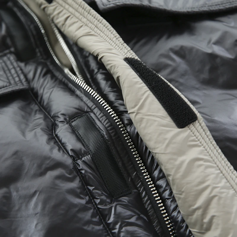 off-Season Clearance! 80 Gray Duck down! Cashmere Charge High! Autumn and Winter Men's Hooded Thickened Mid-Length down Jacket