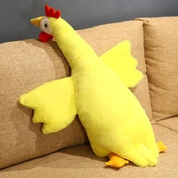 new giant fluffy cock plush toys sleeping pillow cute animal stuffed swan chicken dolls floor mat kids girls birthday gift