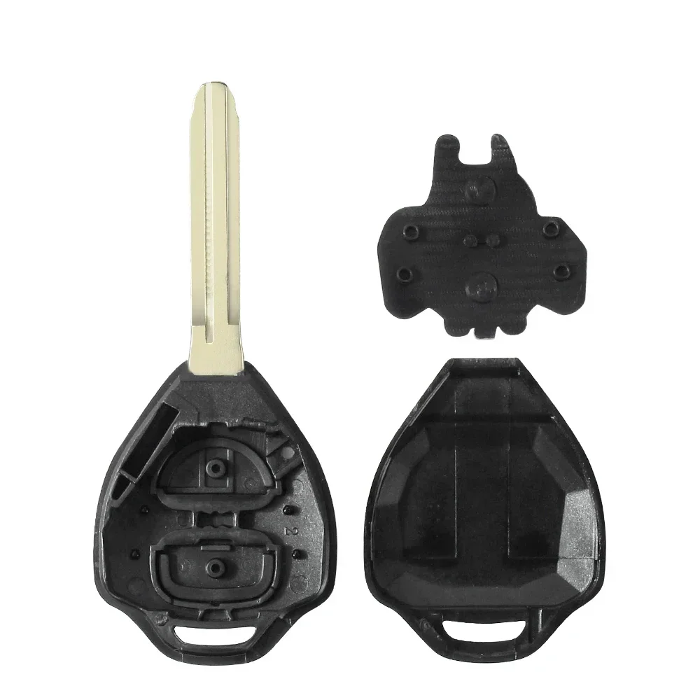 KEYYOU 10 шт. для Toyota Corolla Camry Reiz RAV4 Crown Avalon Venza Matrix Blank 2/3/4 кнопка дистанционного ключа