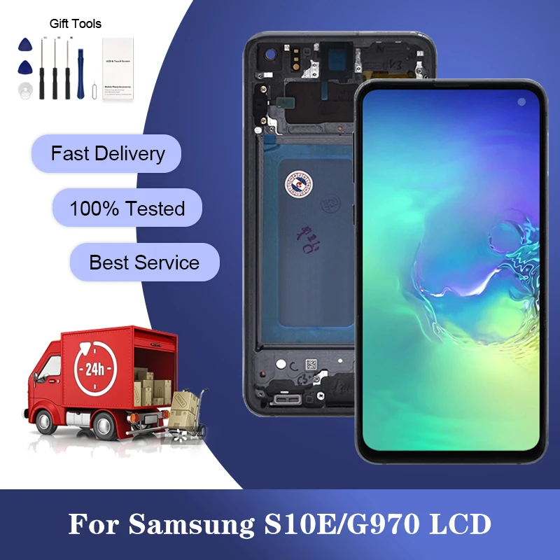 

5.8 Inch G970 Display For Samsung Galaxy S10E LCD Touch Screen Digitizer G970F/DS G970U G970W/SM-G9700 Assembly Wholesale