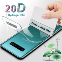 full cover hydrogel film for samsung galaxy s21 s20 fe s22 s9 s10 plus screen protector note 20 ultra 8 9 10 plus s10e not glass