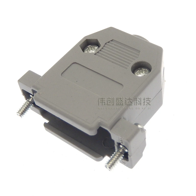 

2/5 шт. пластиковая/металлическая крышка корпуса для D-SUB 2 ряда DB15 DB26 7W2 3V3 3W3 контактный последовательный разъем RS232 пылезащитный корпус