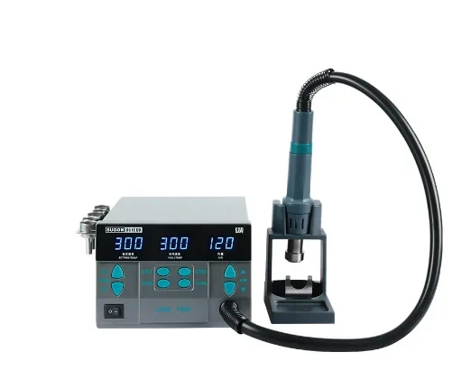 SUG 8610DX 1000 Вт Паяльная станция горячего воздуха Светодиодный дисплей Бессвинцовая