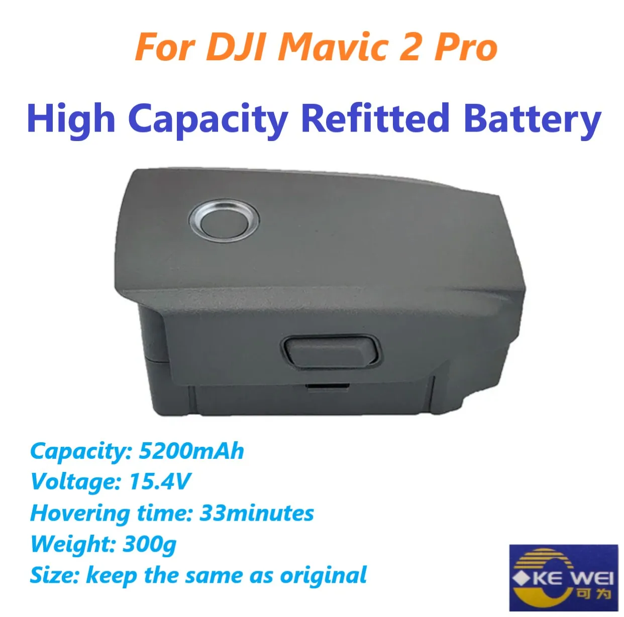 Аккумуляторная батарея большой емкости 5200 ~ 7800 мАч для дрона Mavic2 Pro вентиляторов