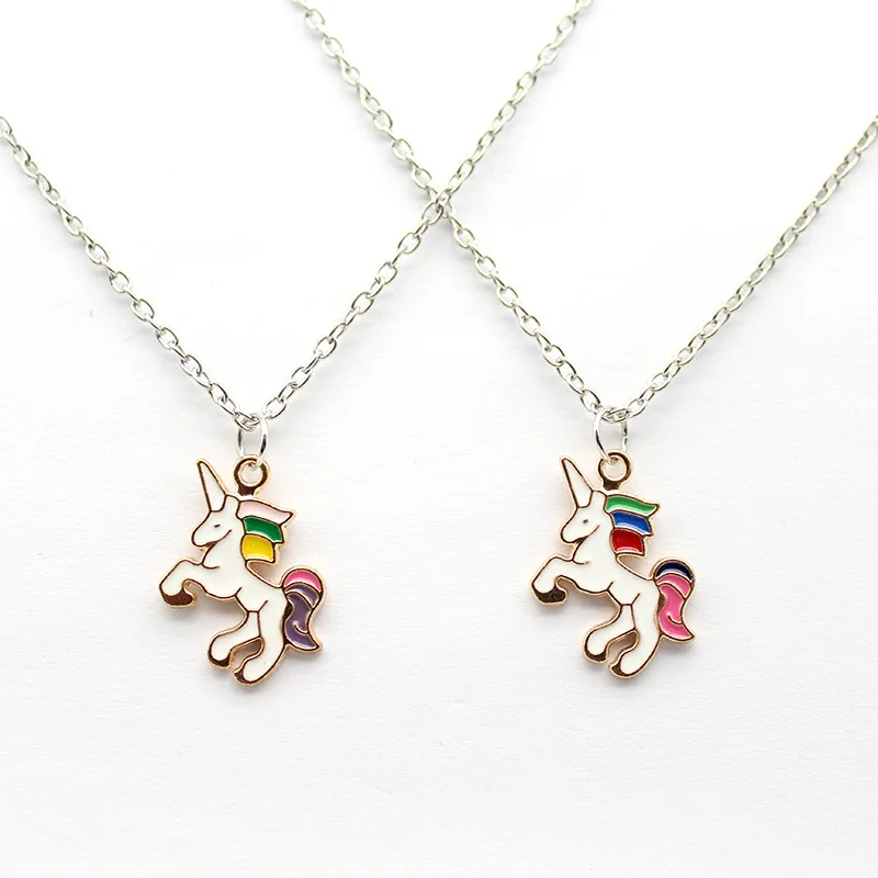 

Stainless Steel High Quality Man Women kid boys girls Fashion Jewelry necklace Luxury Popular Titanium Drip oil unicorn necklace