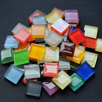 mixed color 1 5cm mosaic diy handmade accessories patch material childrens creative decoration crystal glass bulk particles