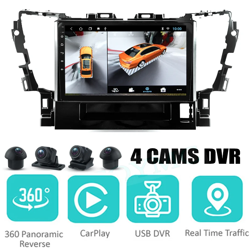 For TOYOTA Vellfire Alphard AH30 2015~2021 Car Audio Navigation Stereo Carplay DVR 360 Birdview Around 4G Android System For TOYOTA Vellfire Alphard AH30 2015~2021 Car Audio Navigation Stereo Carplay DVR 360 Birdview Around 4G Android System