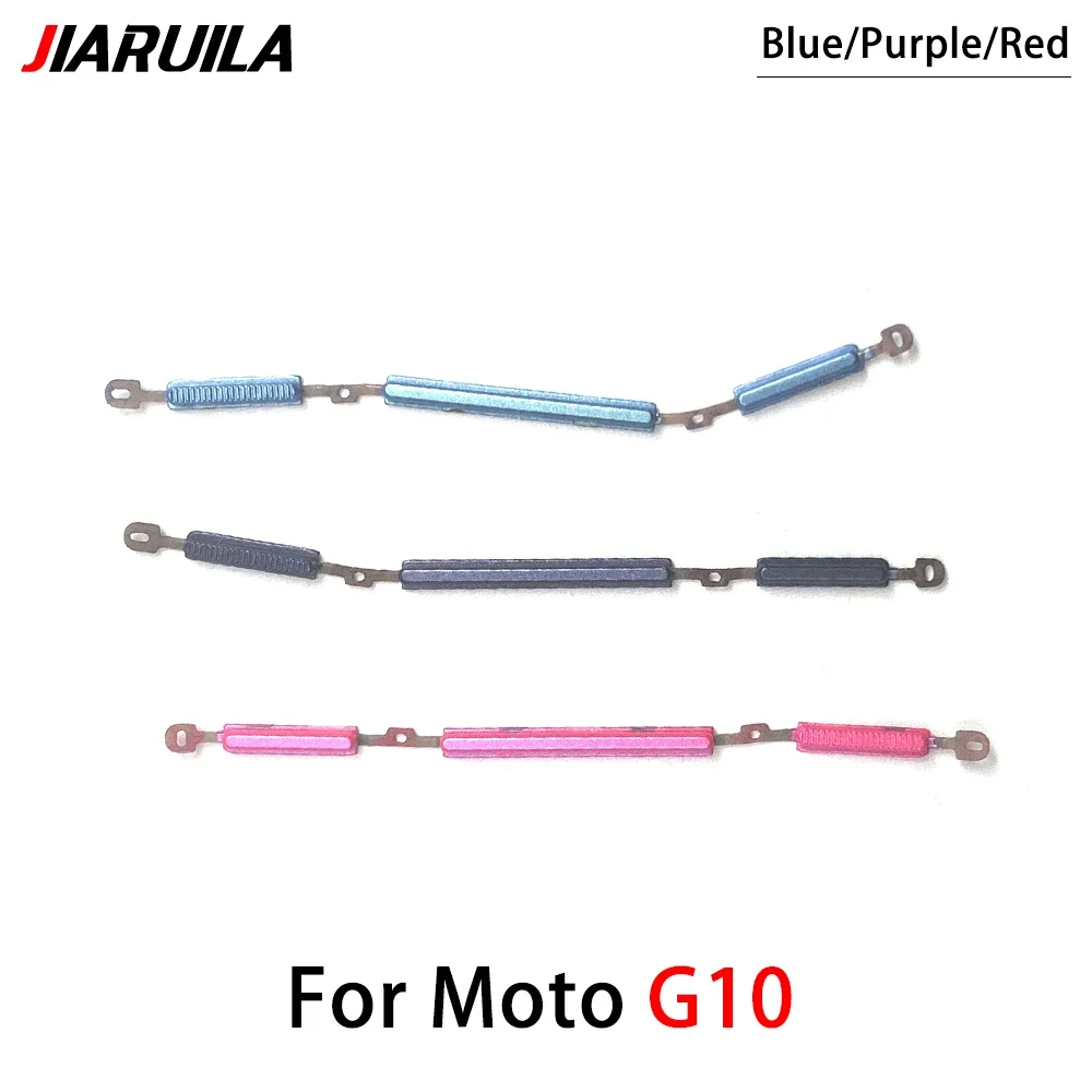 10 шт. боковая кнопка регулировки громкости для Motorola Moto G10 G20 G30 G50 G60 G60s G31 G71 G51 G22 G32 G52