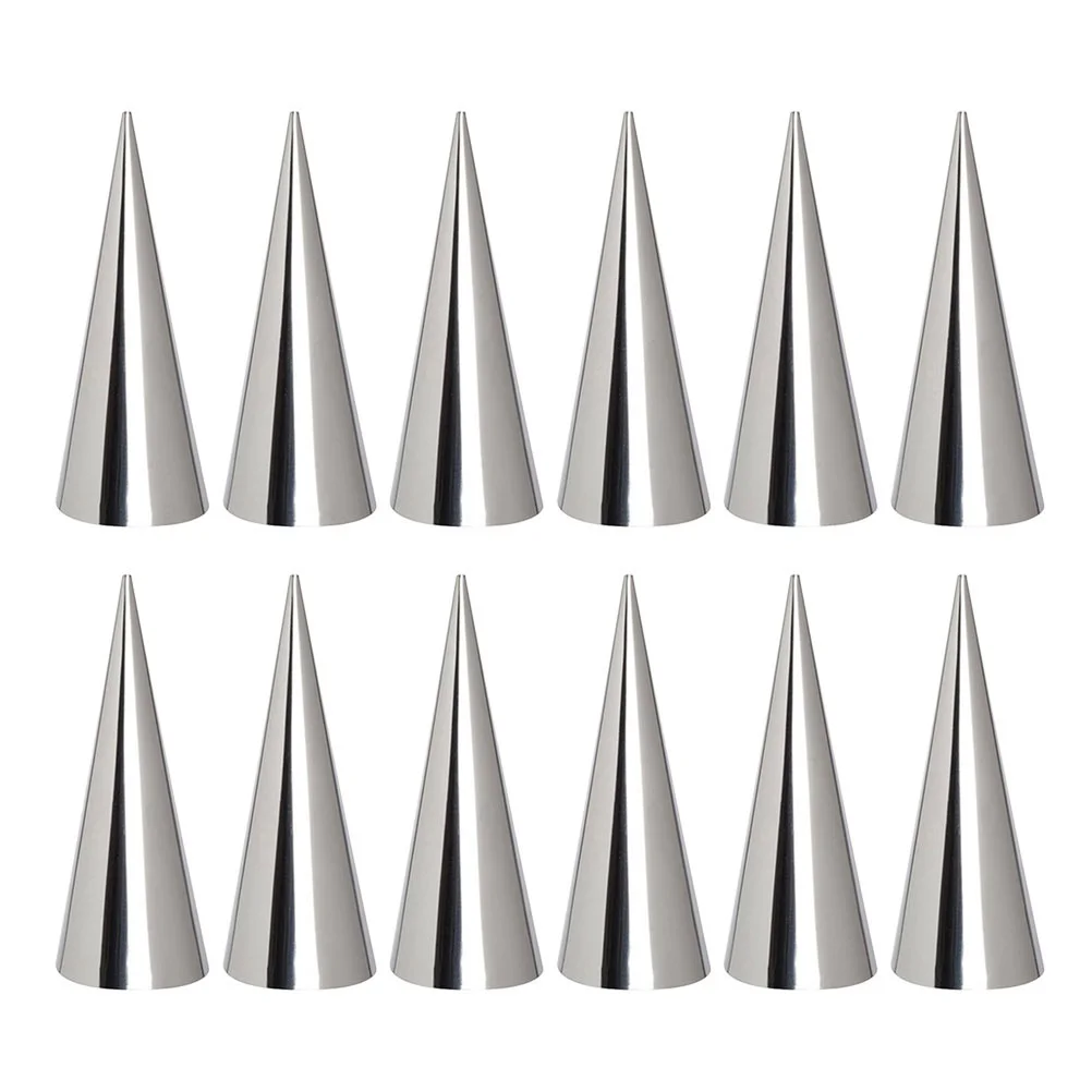 

20pcs Stainless Steel Bread Conical Shaped Croissant Bread Making Tools for Home Daily Use )
