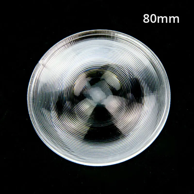 

80mm Optical PMMA Fresnel Lens Focal Length 35mm 50mm 70mm 100mm Solar Condenser Condensing Lens