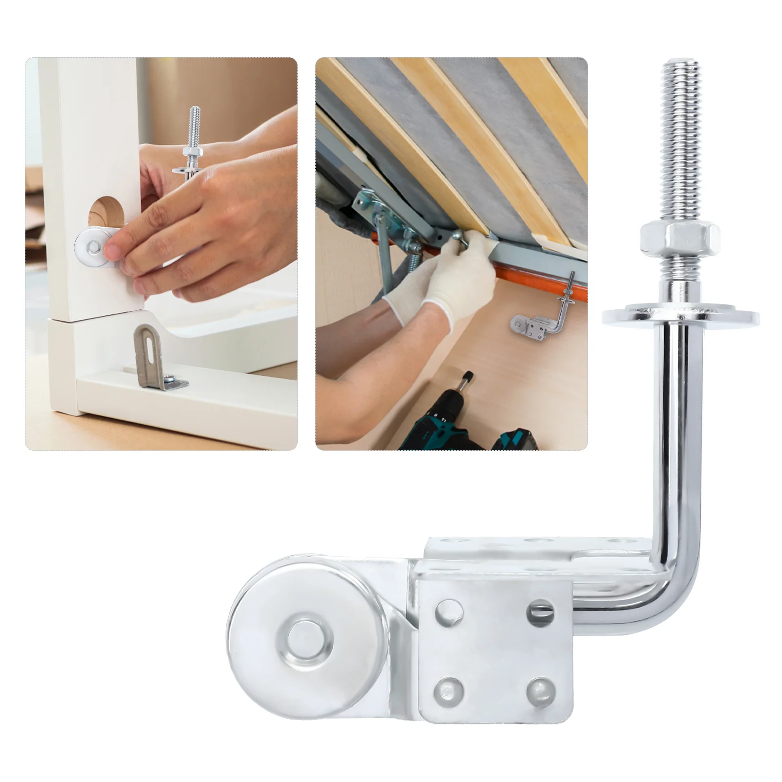 

5Pcs Sofa Pillow Hinge 5-gear Adjustable Useful Car Pillow Hinge Furniture Accessories Thread Head Hinge