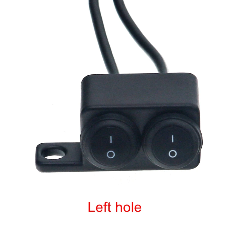 

Кнопка включения/выключения Руля Мотоцикла LMoDri, двойной водонепроницаемый переключатель для мотоцикла, квадроцикла, скутера, электровелосипеда