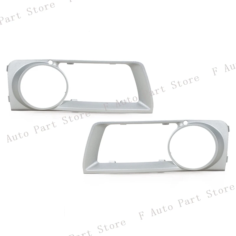 

Для BMW X6 E71 2012 2013 2014 Автомобильный передний бампер противотуманная лампа отделка Серебряная рамка Крышка 51117312595 51117312596