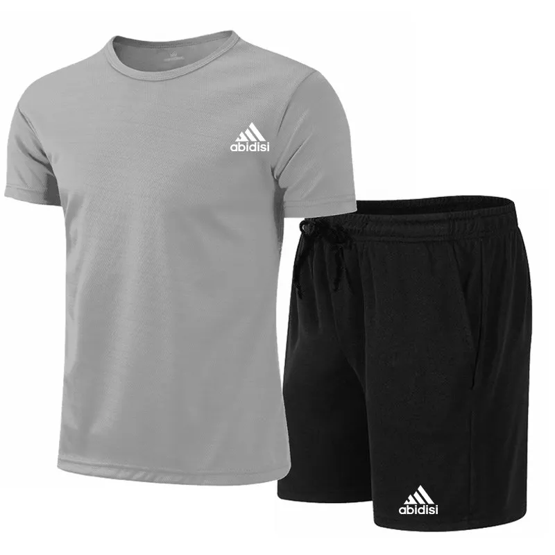 Быстросохнущая Спортивная футболка с круглым вырезом для тренажерного зала