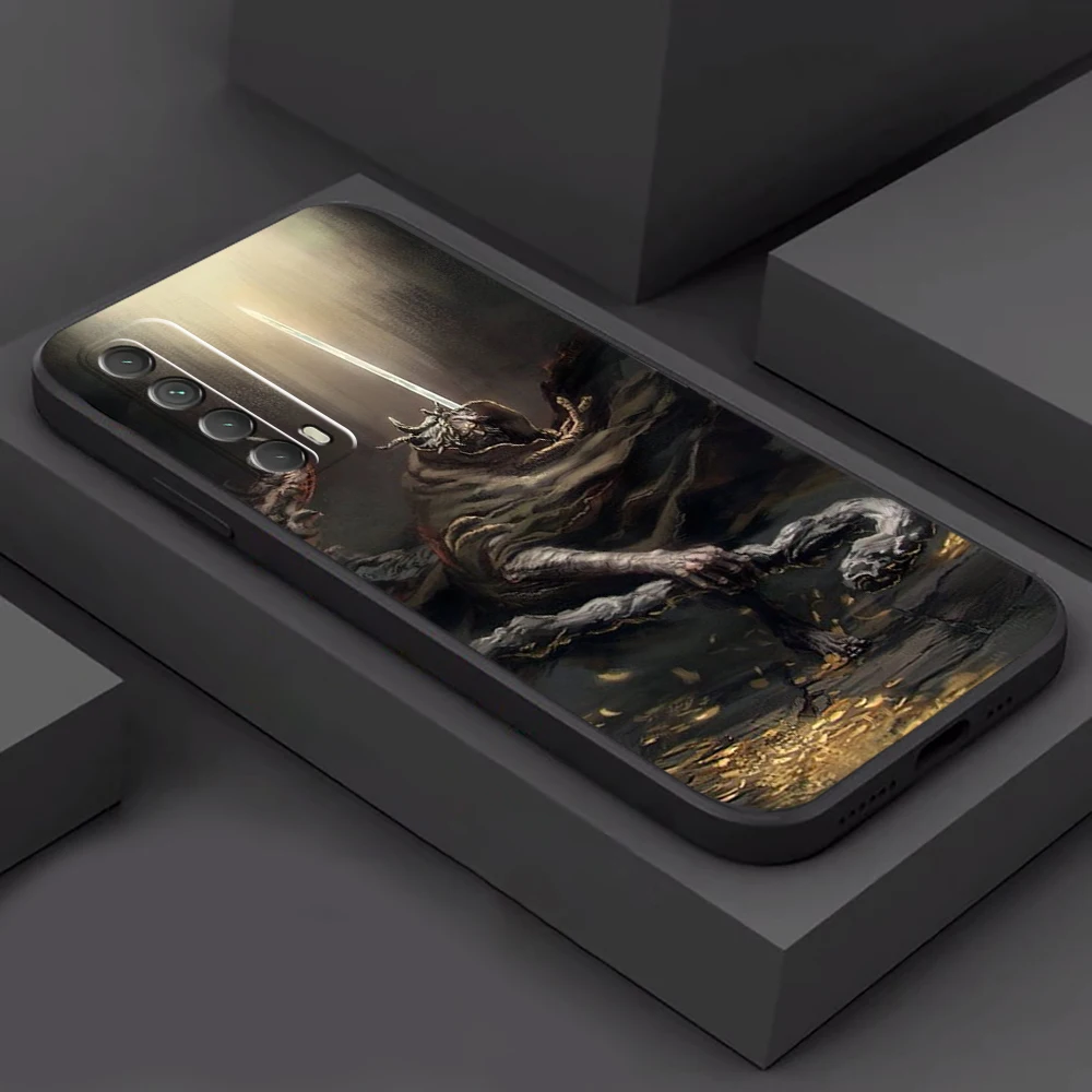

Elden Ring Phone Case For Huawei P30 P40 Lite P20 Pro P Smart 2021 2020 2019 Z Liquid Silicon Coque Funda Carcasa Back