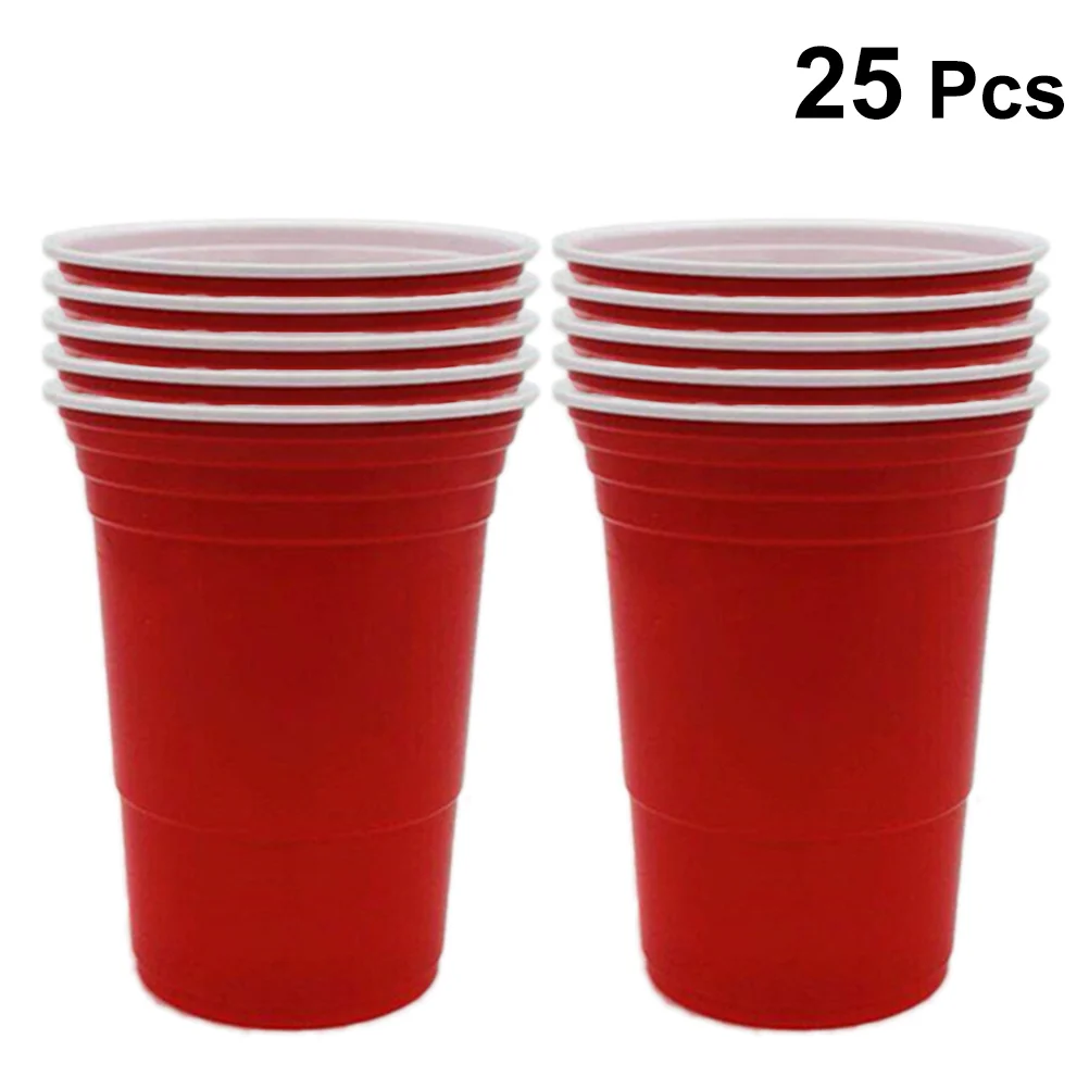 

50 Pcs Party Game Cups Drinking Plastic Disposable Glasses Coffee Espresso