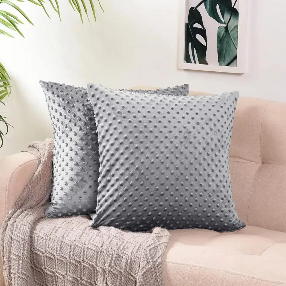 

Наволочка для диванной подушки на молнии с коротким бархатным узором в горошек, наволочка для диванной подушки, защита для домашнего декора