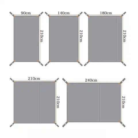 Oxford's outer floor floor mat for tent, waterproof camping tent, moisture -resistant picnic rug, canopy, awning