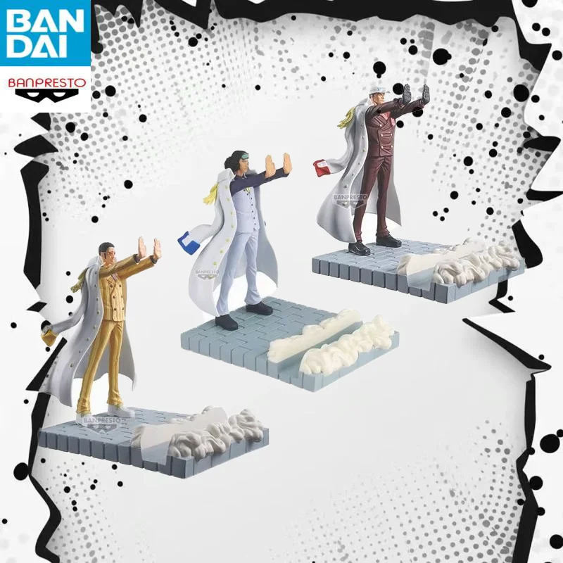 Фото В наличии подлинная фигурка BANDAI NAMCO ONE PIECE FigLife Sakazuki Borsalino Kuzan ПВХ аниме фигурка модель держатель для мобильного телефона игрушка в подарок №2