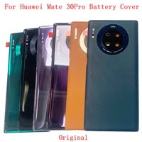 original battery cover rear door panel housing for huawei mate 30 pro back case with camera lens logo replacement parts