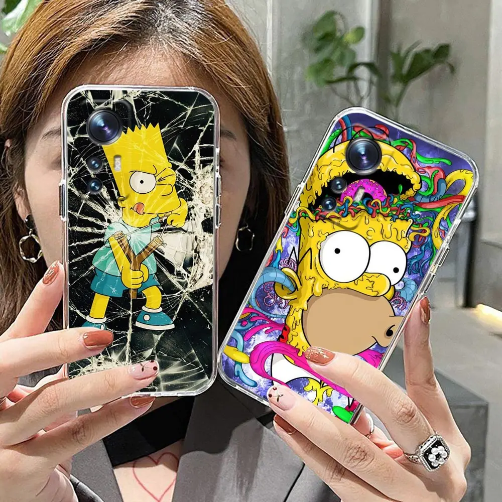 

Funny The S-Simpsons Clear Case For Xiaomi Poco X3 NFC F3 M3 F1 Mi 9T 11 11T 11X 10 10T 12 12X Pro Note 10 Lite 5G Funda Case
