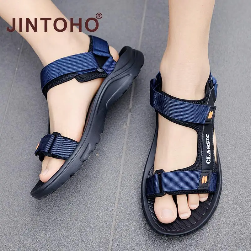 Men Sandals Summer Leisure Beach Holiday Shoes 2021 New Outdoor Male Retro Comfortable Casual Sneakers |