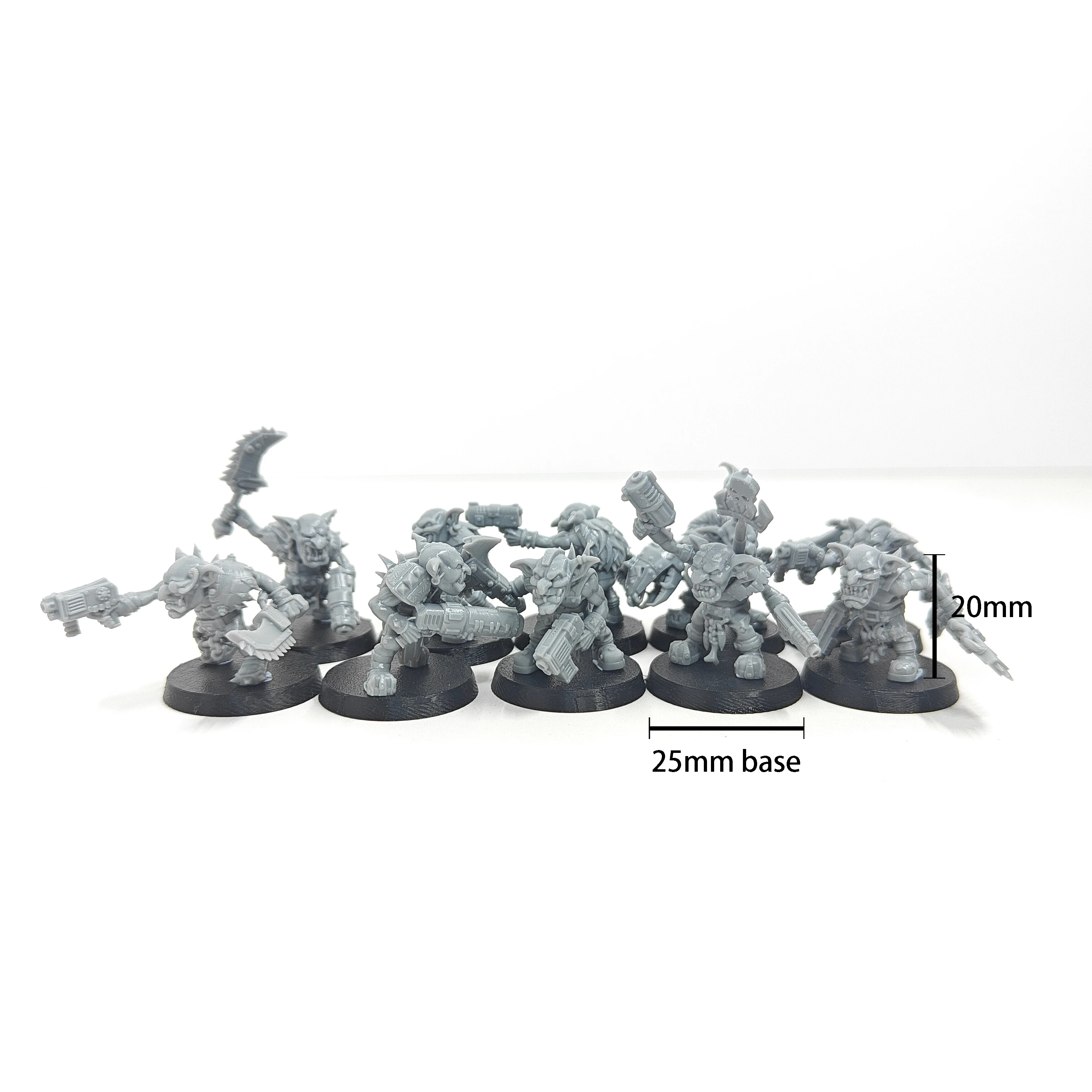 Гаражные наборы Wargame Goblin ork, наборы из смолы, неокрашенные миниатюры (11 фигурок) zw632 (art.: 3920cf7dfaa23) - 3920cf7dfaa23