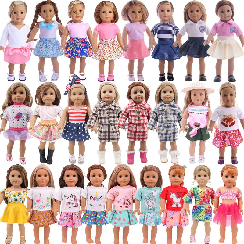 25 стилей на выбор рабочая одежда подходит для 18-дюймовых американских кукол