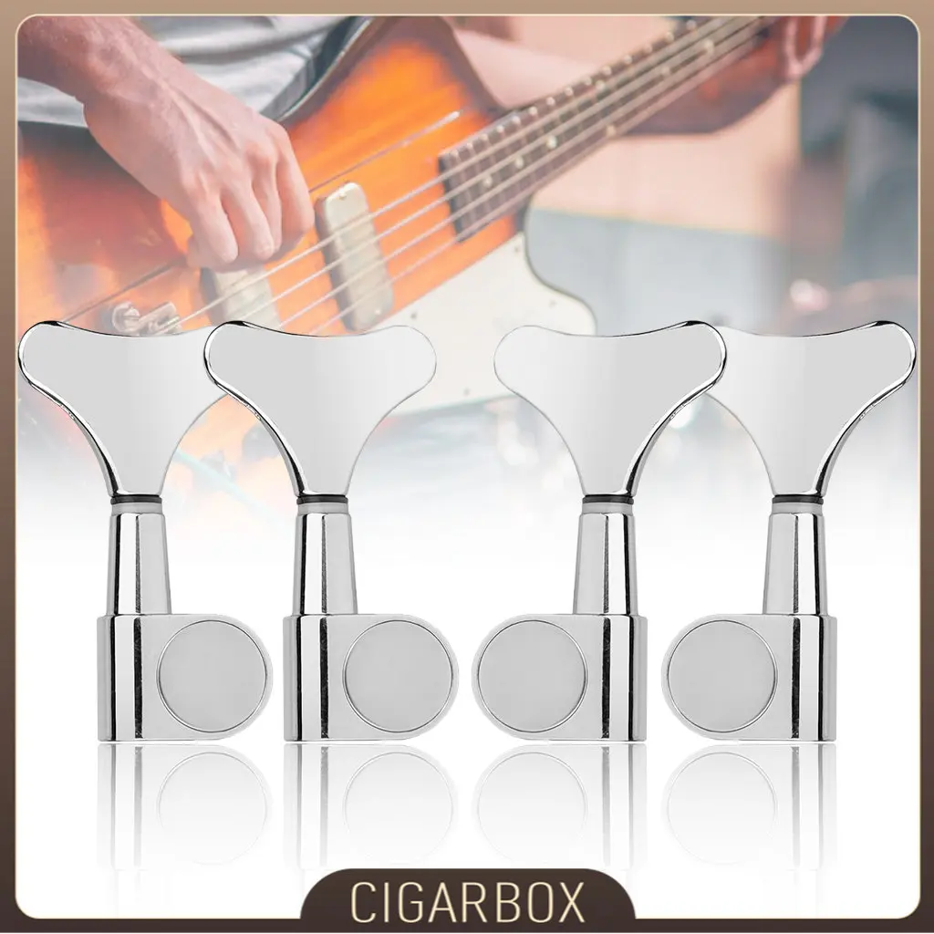 

Electric Bass Guitar Tuning Pegs Tuners Machine Heads Tuning Keys/buttons Guitar Parts Left and Right Hand Bass Guitar Accessory