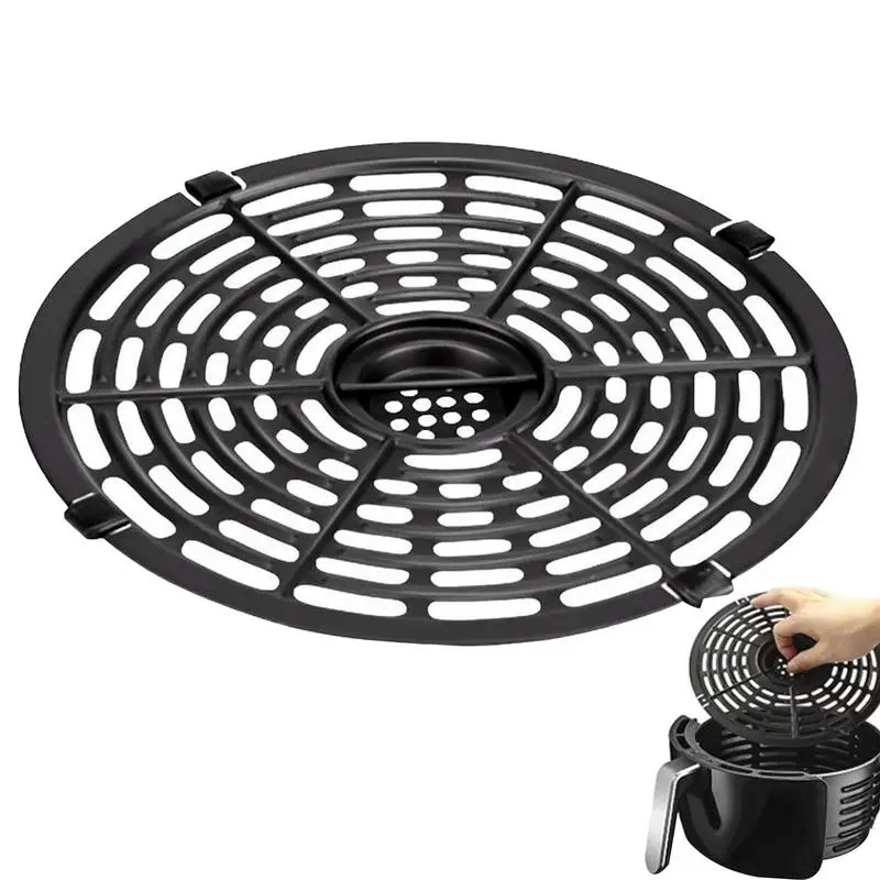 

Air Fryer Crisper Plate 1pcs Durable Hollow Air Fryer Grill Pan For Home Household Kitchen Accessories