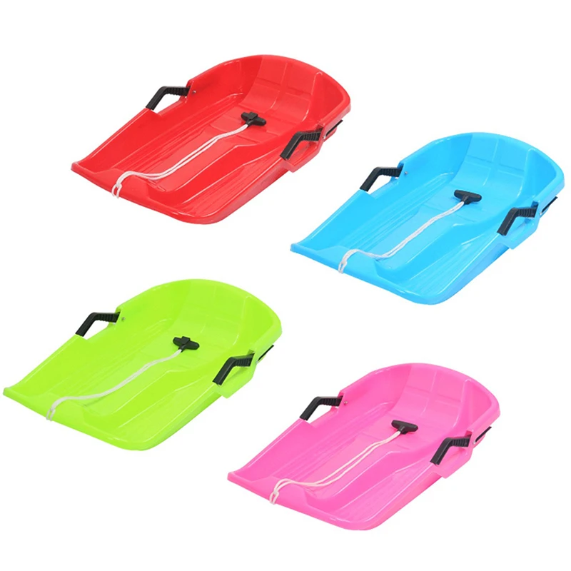 

Thickened Load Thicken Kids Adult Snow Sled Sledge Ski Board Sleigh Outdoor Grass Sand Slider Slider Snow Luge