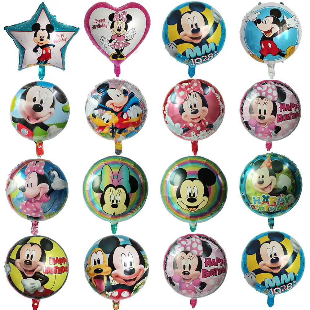 

Набор тематических воздушных шаров «Микки Маус», 18 дюймов, 10 шт.