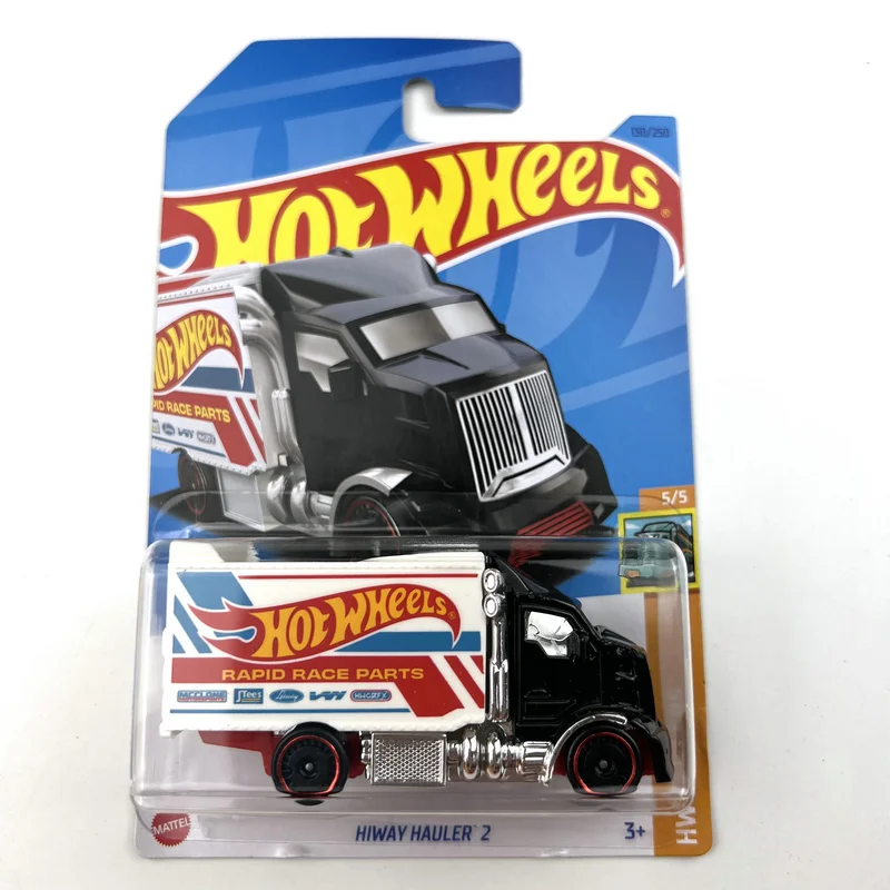

2023-130 Hot Wheels Cars HIWAY HAULER 2 1/64 Metal Die-cast Model Toy Vehicles