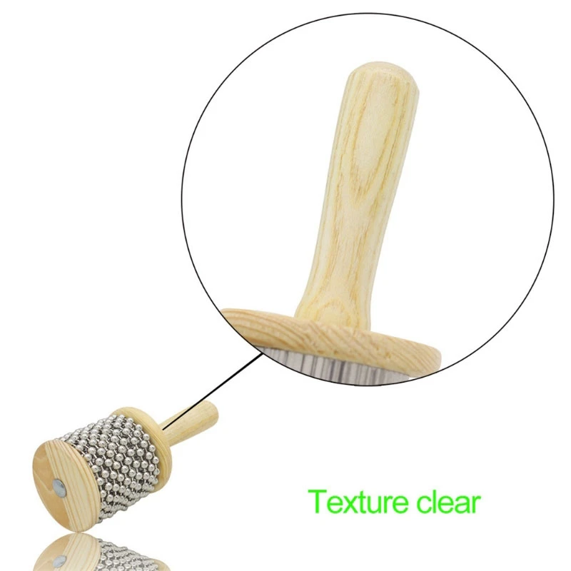 Деревянная кабаса игрушка-ручка со стальным шариком портативные детские