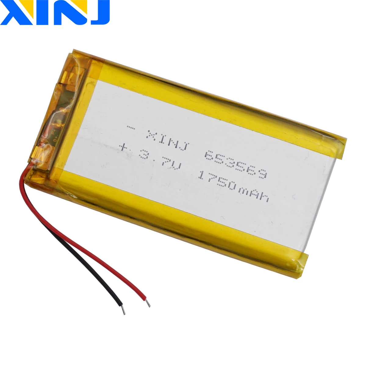 

3.7V 1750mAh 6.47Wh 653569 Replacement Li Lipo Rechargeable Battery For GPS Bluetooth Speaker LED Light DashCam Driving Recorder