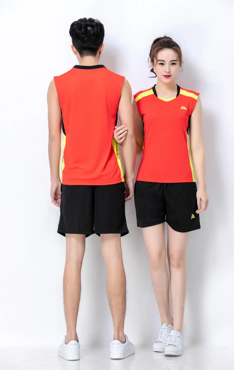 Custom Volleyball Shirt +Shorts Suit Men and Women Summer DIY Breathable Sleeveless Volleyball Shirts Team Sportswear Clothes