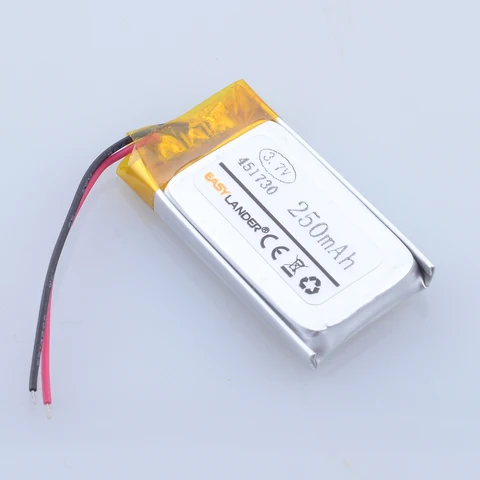 3,7 В 220 мАч 451730   Lipo Батарея Полимерные батареи + Инструменты для портативного GPS Mp3 Bluetooth Камера DVR MP4/игрового плеера